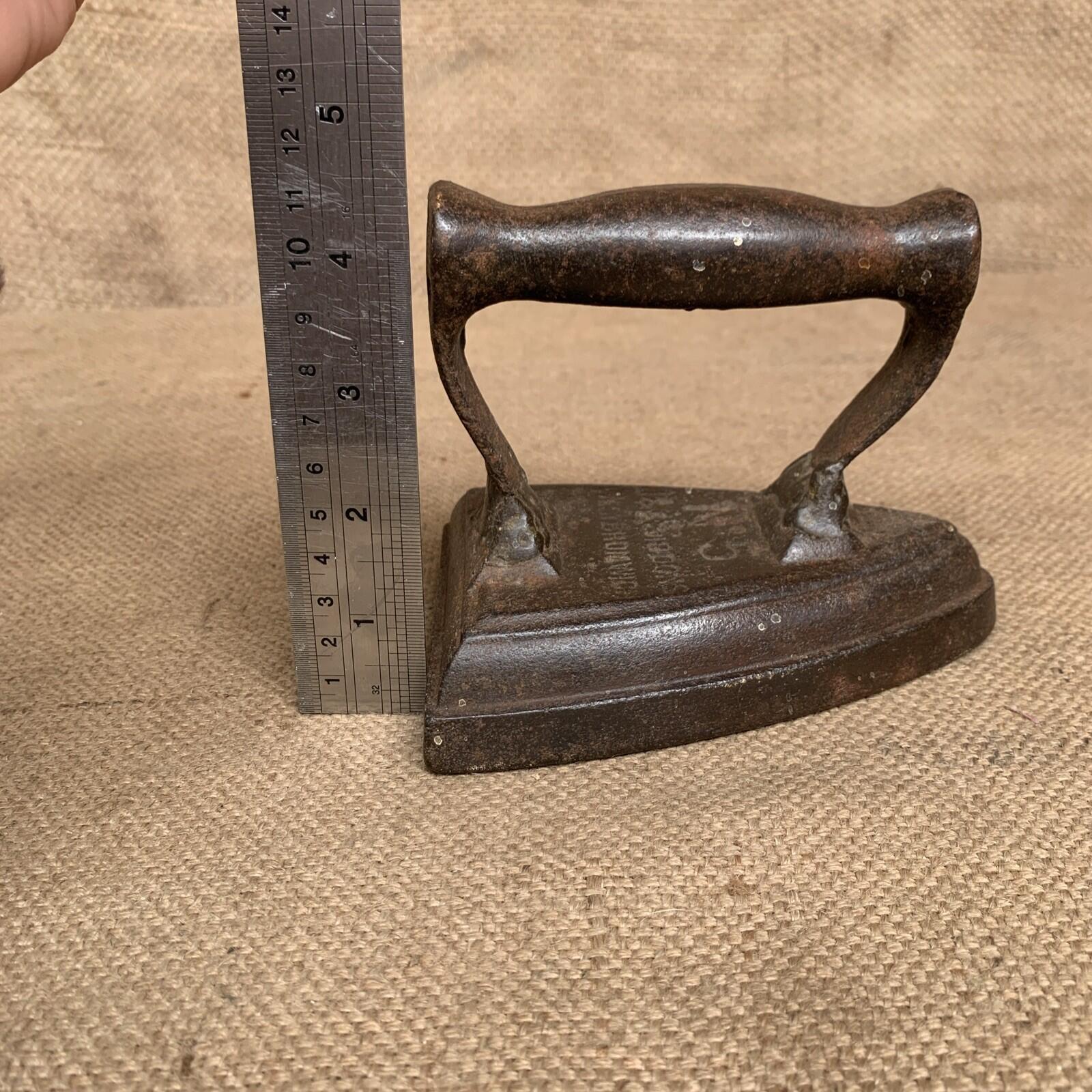 Original Cast Iron Flat Iron / Door Stop / Bookend / Farmhouse Kitchen
