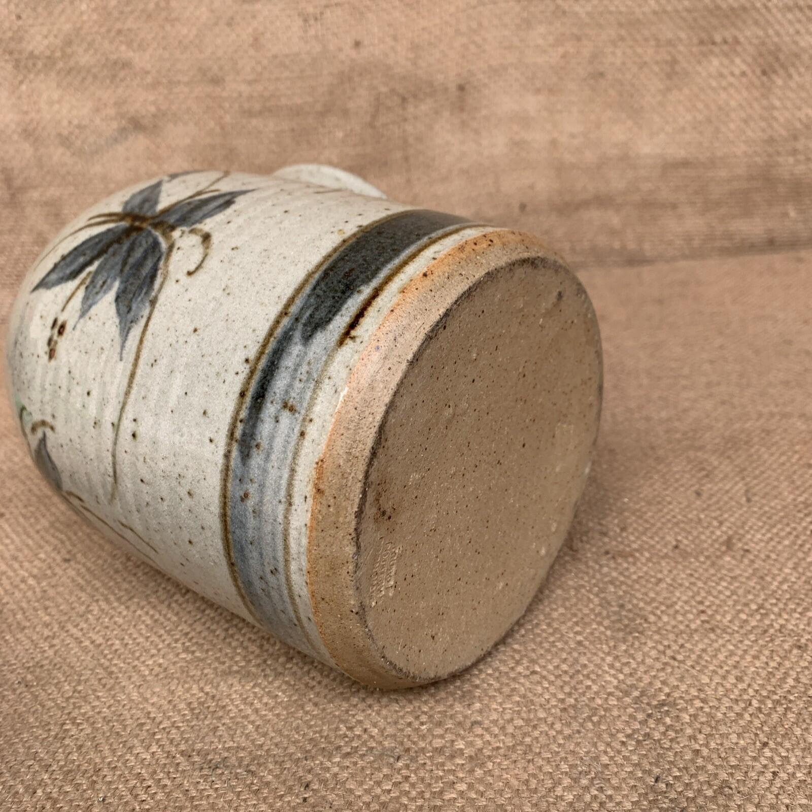 Large Salt Pig - Studio Pottery - Vintage - Farmhouse Kitchen - Cottage