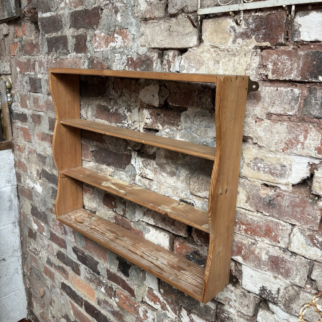 Vintage Pine Wall Shelves / Spice Rack / Farmhouse / Cottage