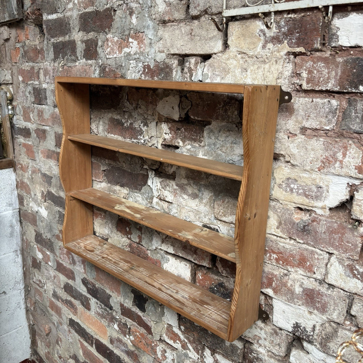Vintage Pine Wall Shelves / Spice Rack / Farmhouse / Cottage