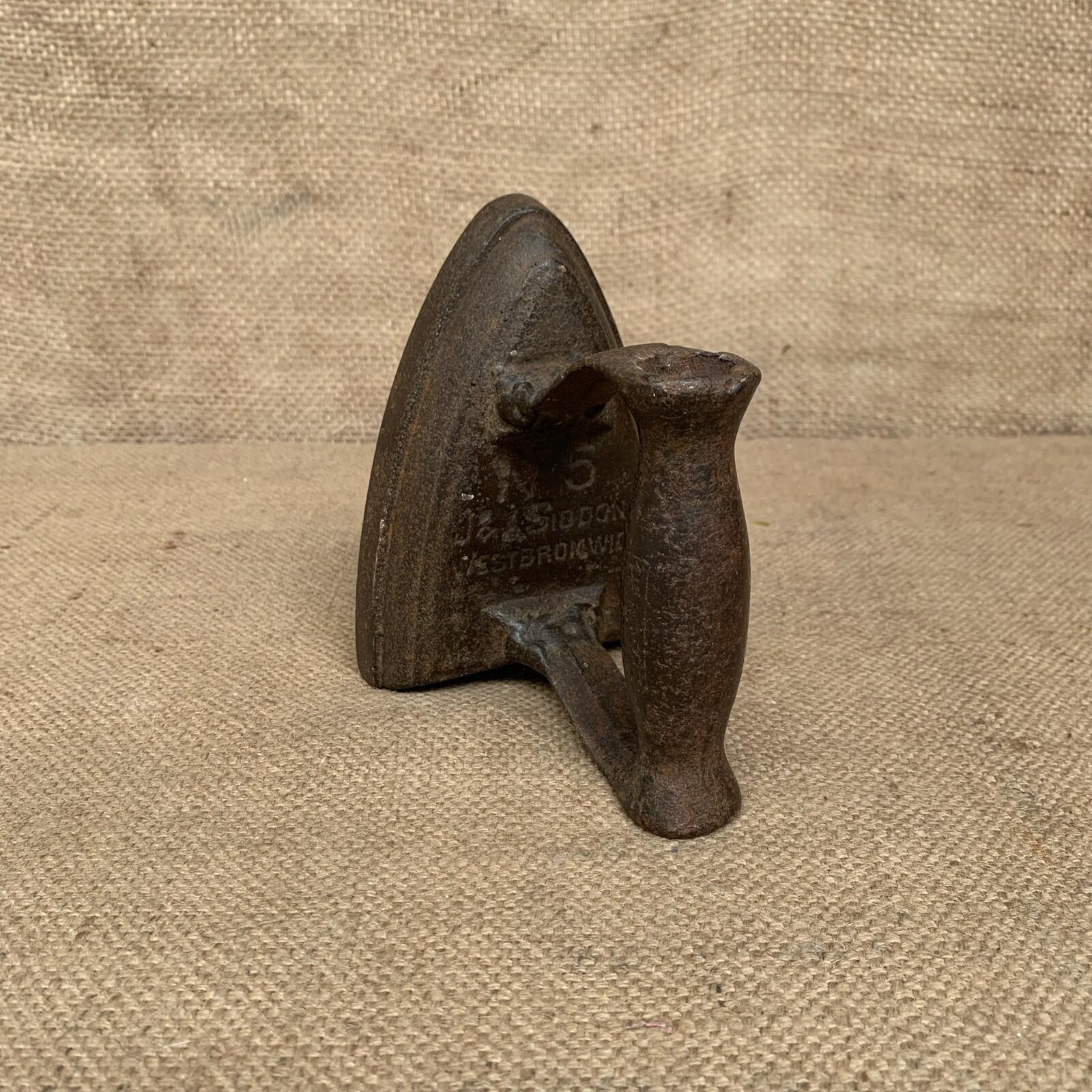 Original Cast Iron Flat Iron / Door Stop / Bookend / Farmhouse Kitchen