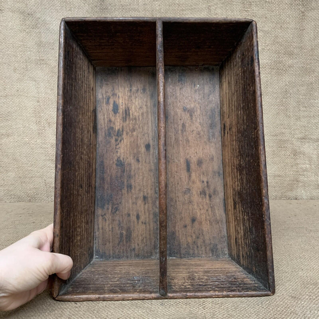 Antique Cutlery / Knife box / Butlers Tray - Kitchenalia - Farmhouse - Caddy