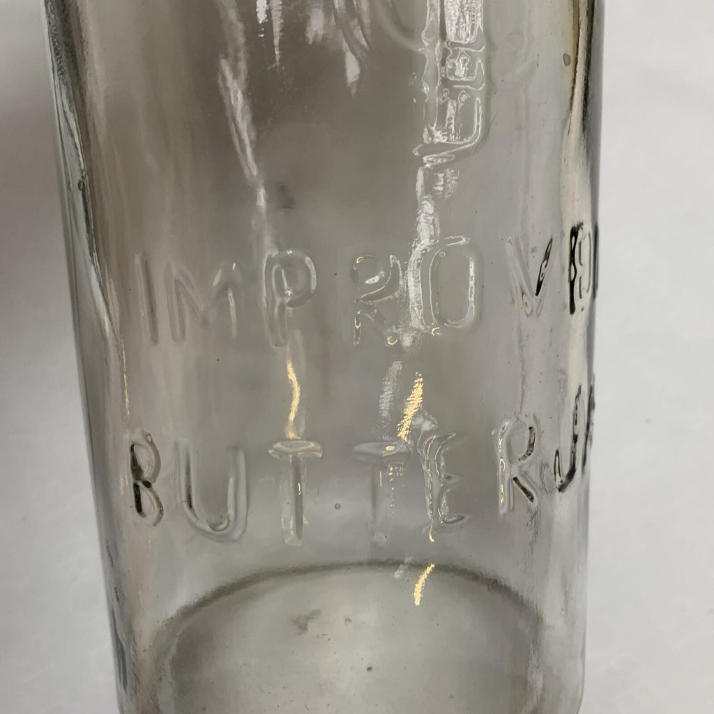 Vintage Mason's CFJCo Improved Butter Jar  - Farmhouse - Kitchenalia