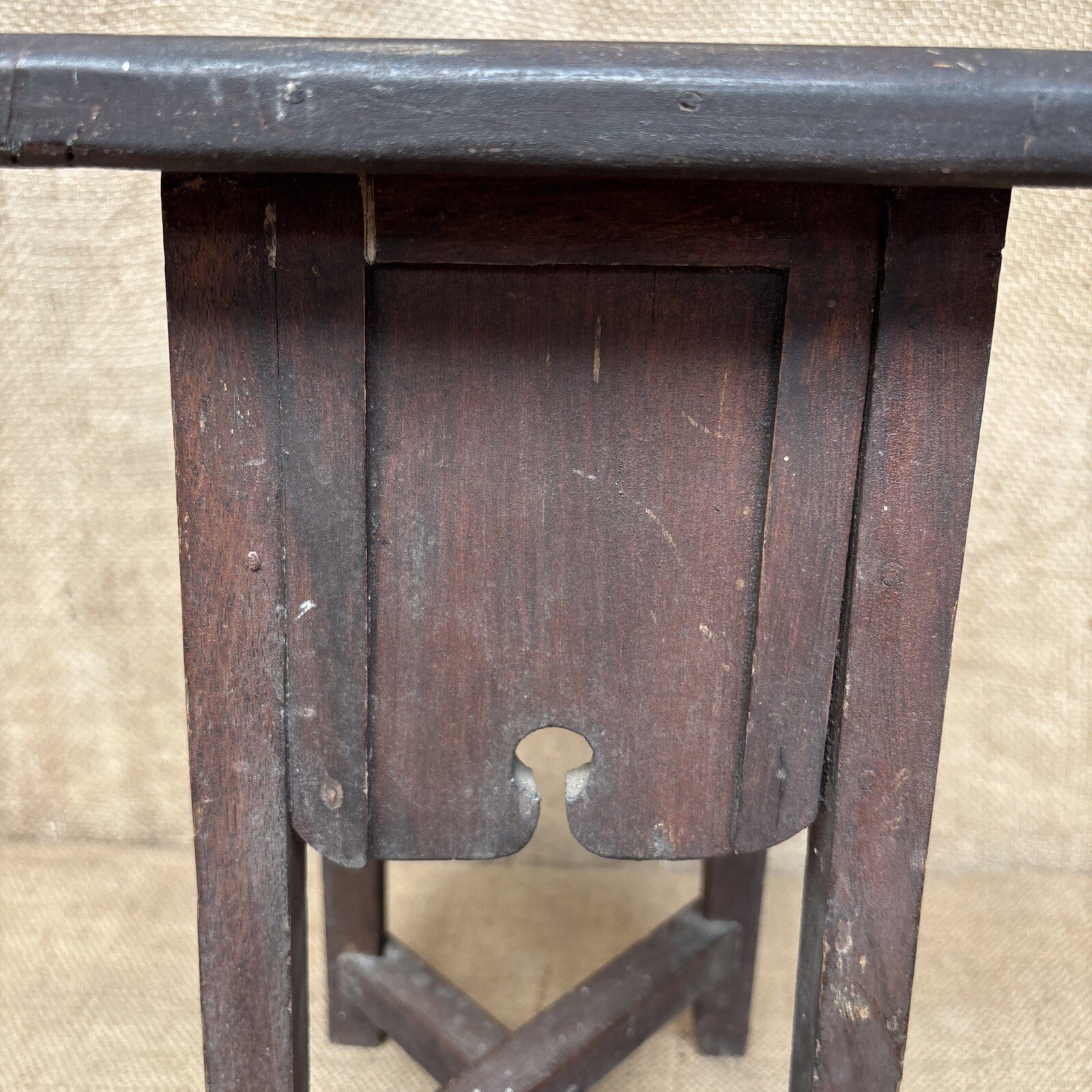 Arts And Crafts - Rustic Country -  Small Table - Gothic - Church - Antique