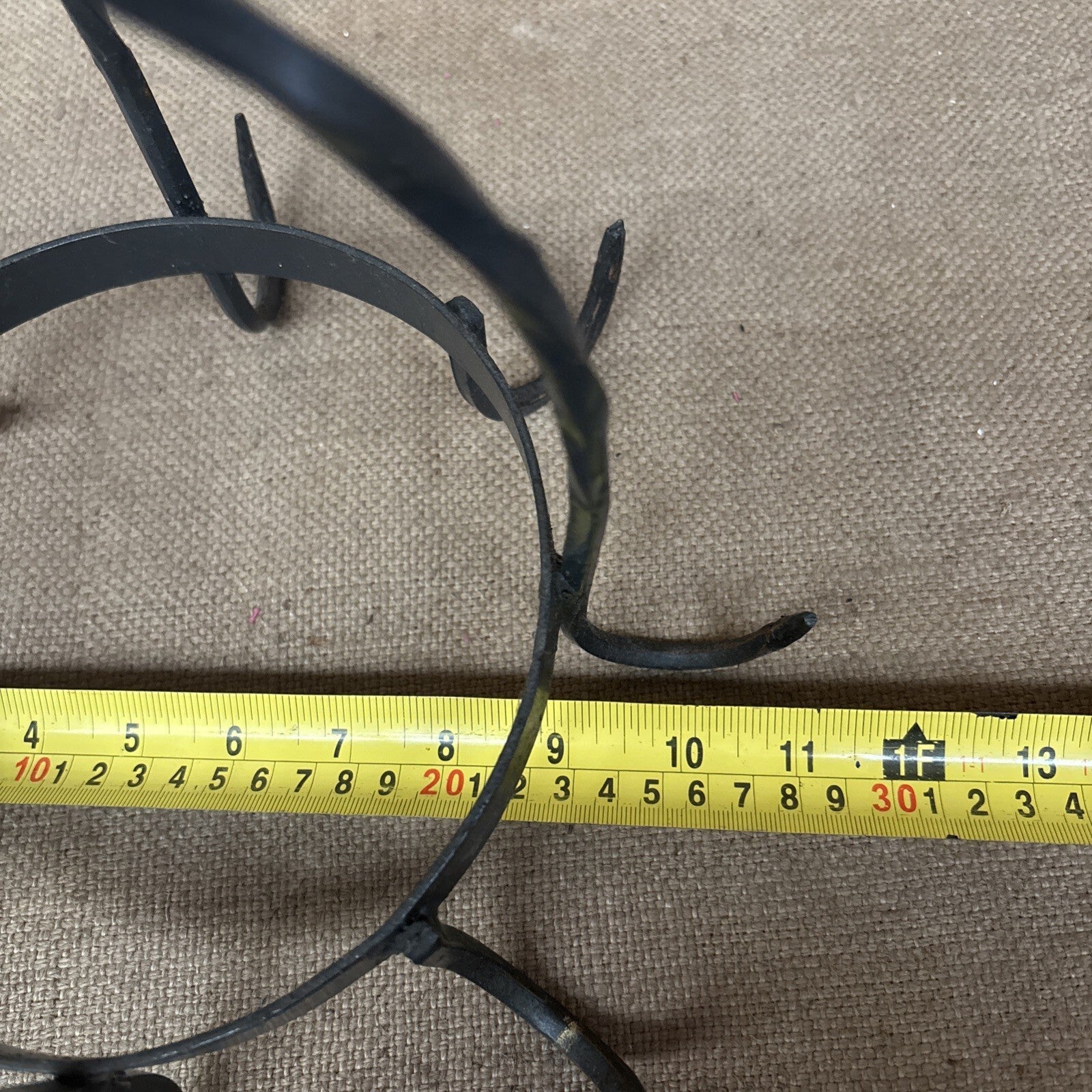 Wrought Iron Pan Hanger / Utensil Hanger - Kitchenalia - Farmhouse - Cottage