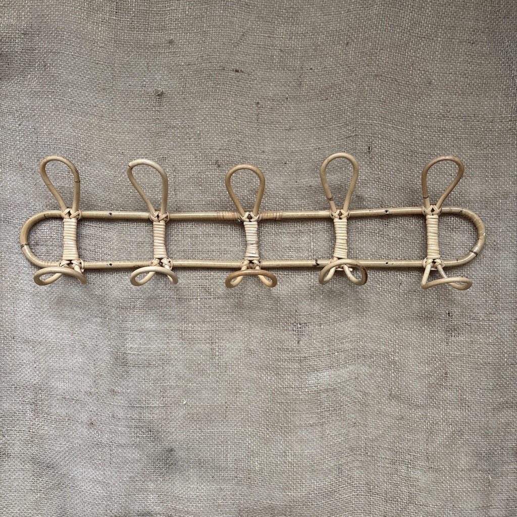 Bamboo Wall Hooks - Vintage - Retro - Coat Hooks