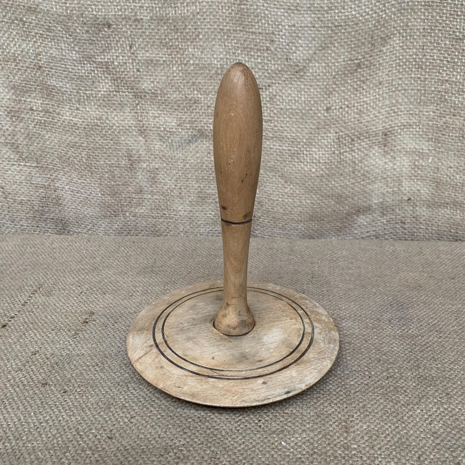 Antique Wooden Vegetable Masher / Kitchenalia - Farmhouse - Cottage