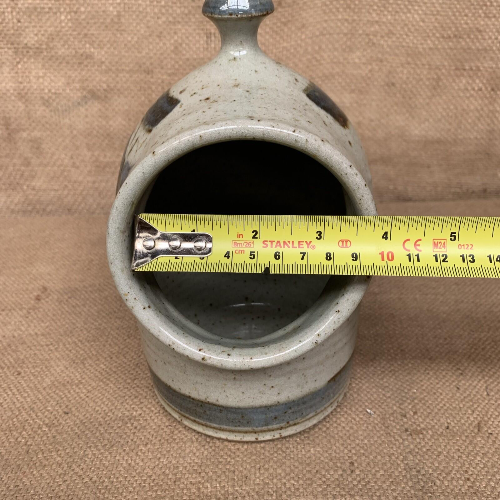 Large Salt Pig - Studio Pottery - Vintage - Farmhouse Kitchen - Cottage