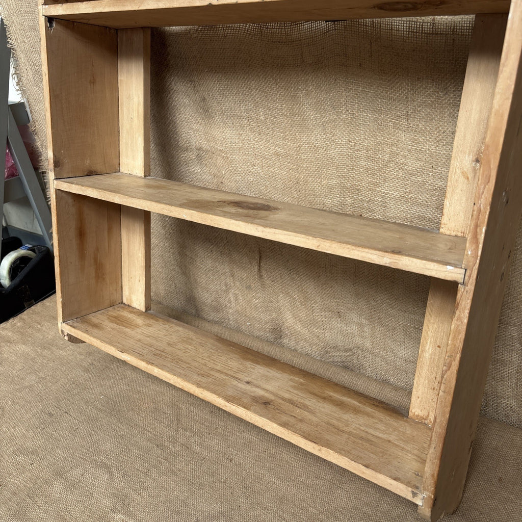 Pine Wall Hanging Shelves 3 Tier Farmhouse - Cottage - Antique- Vintage