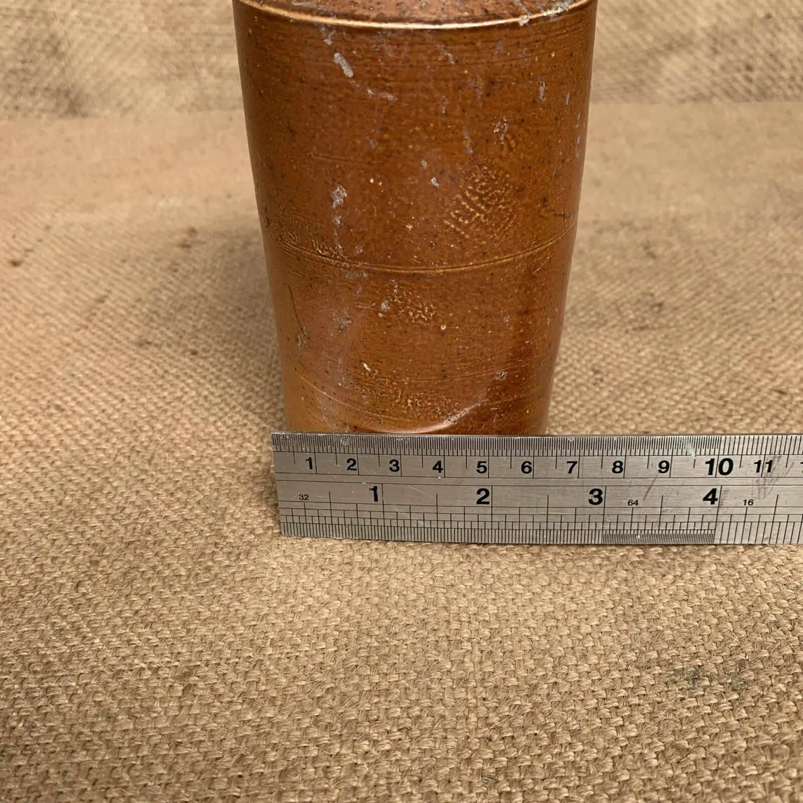 Rustic Stoneware Bottle / Vase - Cottage Decor - Farmhouse