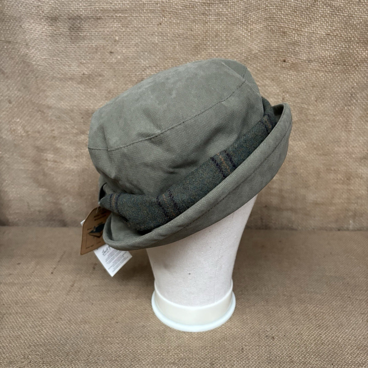 Jack Murphy Chesham Ladies Hat Waterproof - Olive Green - One Size - Tweed Band