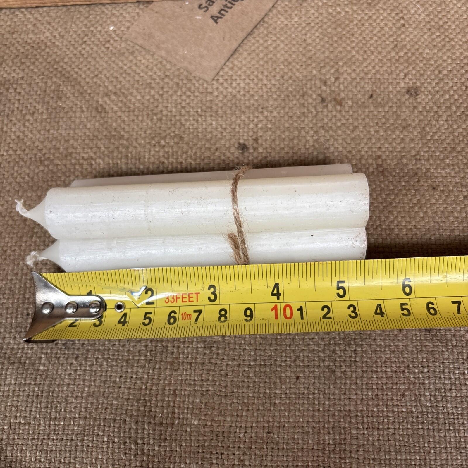 Vintage Household Candles - Farmhouse - Cottage - 2cm Diameter - New Old Stock
