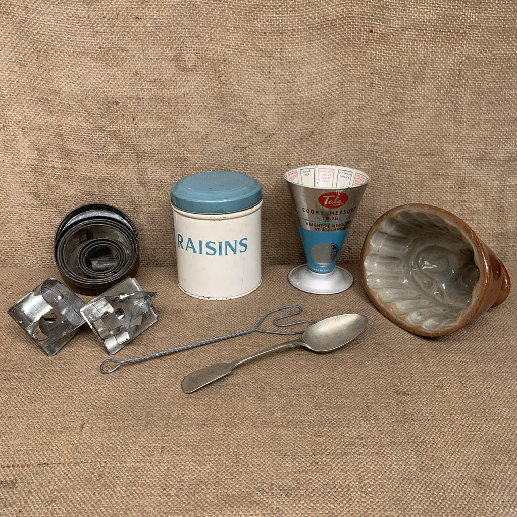 Joblot Of Vintage Kitchenalia - Farmhouse Cottage Kitchen Tala - Jelly Mould - Props #3