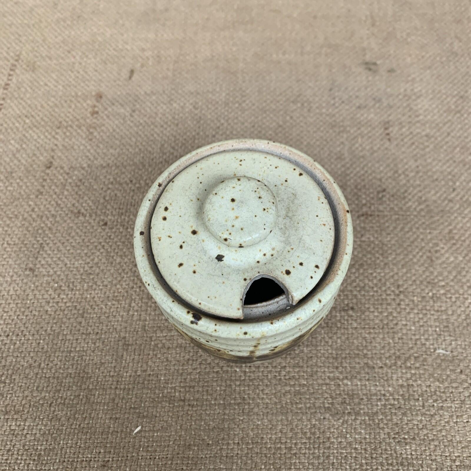 Studio Pottery Honey Pot / Jam Pot - Rustic Home Ware