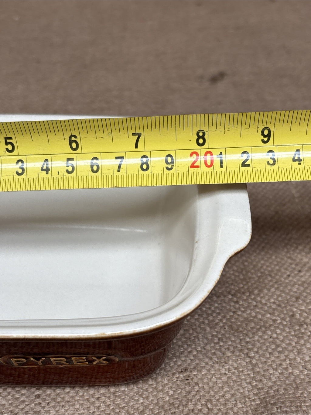 Vintage Pyrex Ceramic Oven Dish - Farmhouse - Cottage