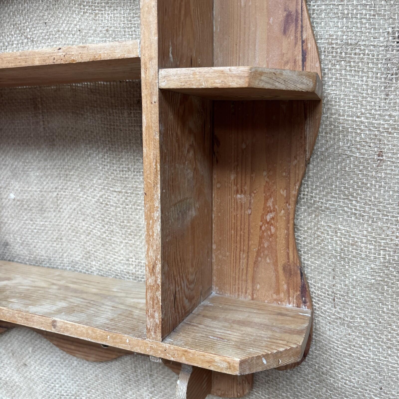 Vintage Pine Wall Shelves - Farmhouse - Cottage - Rustic