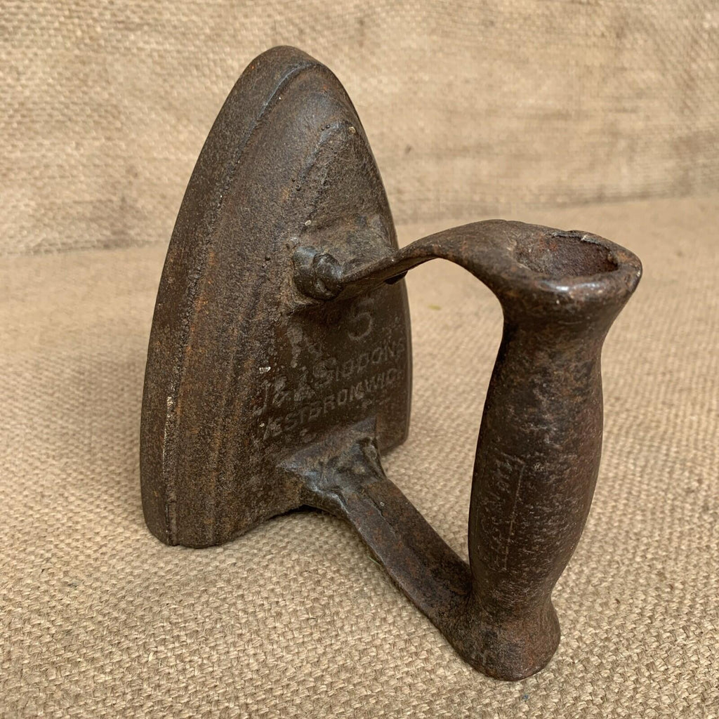 Original Cast Iron Flat Iron / Door Stop / Bookend / Farmhouse Kitchen