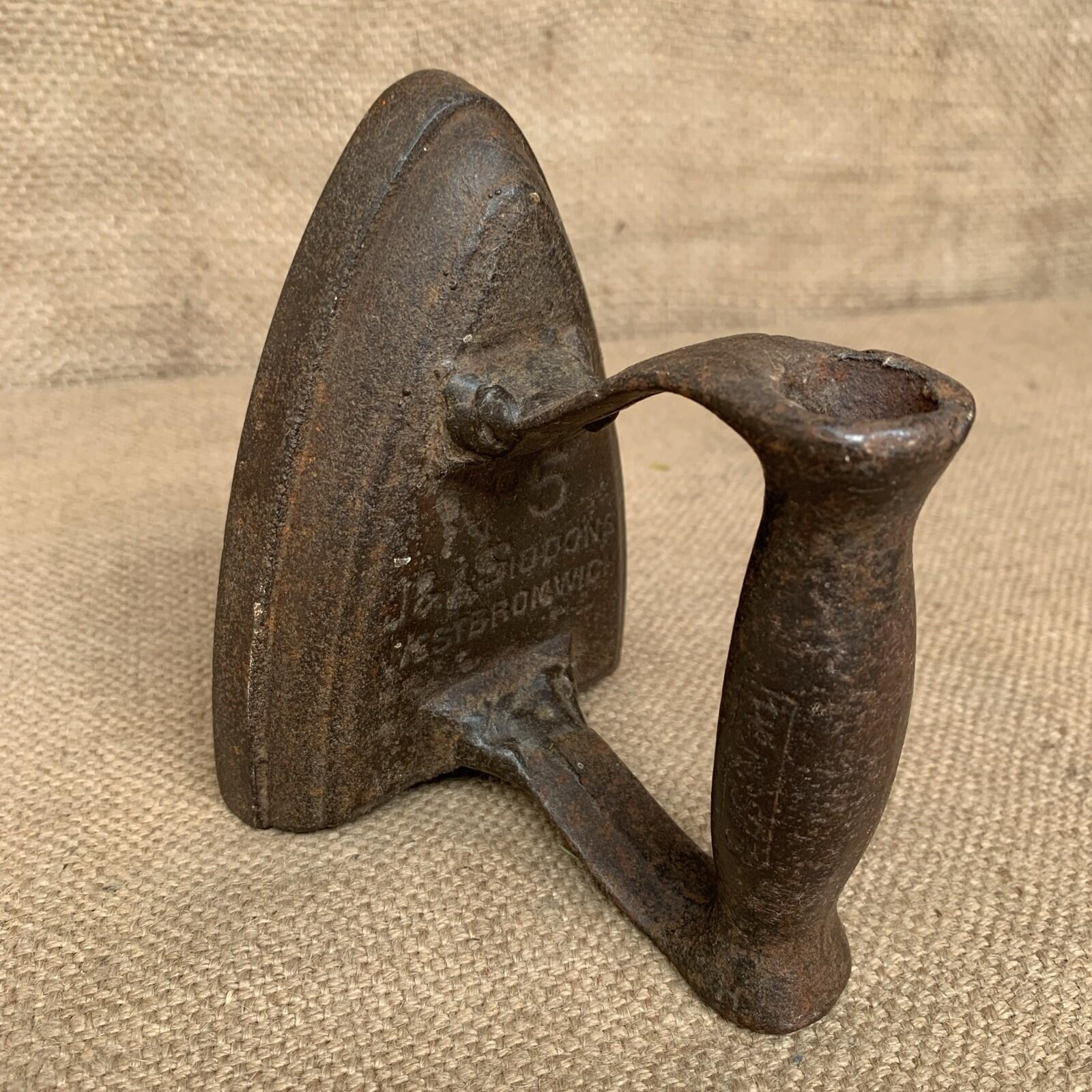 Original Cast Iron Flat Iron / Door Stop / Bookend / Farmhouse Kitchen