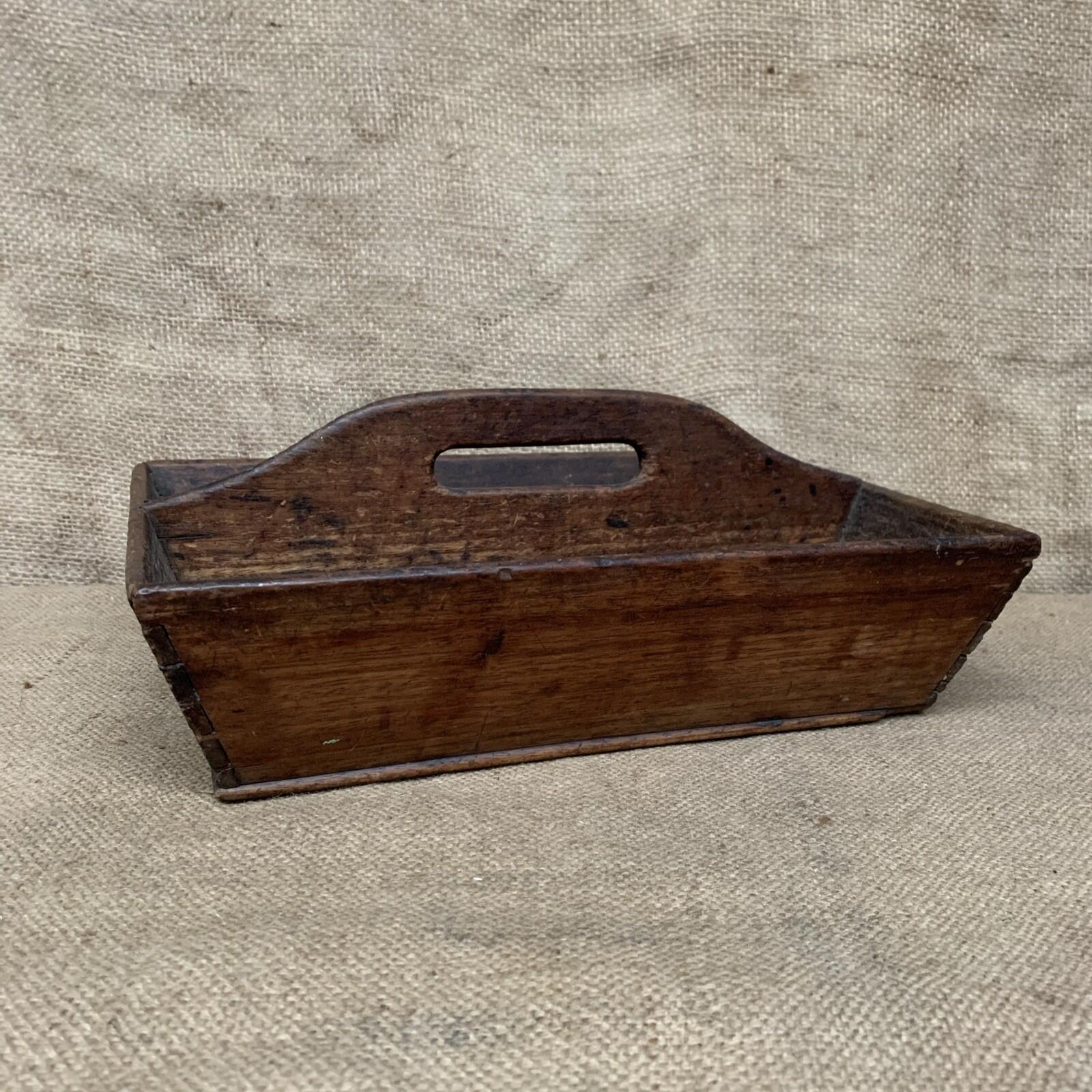 Antique Cutlery / Knife box / Butlers Tray - Kitchenalia - Farmhouse - Caddy
