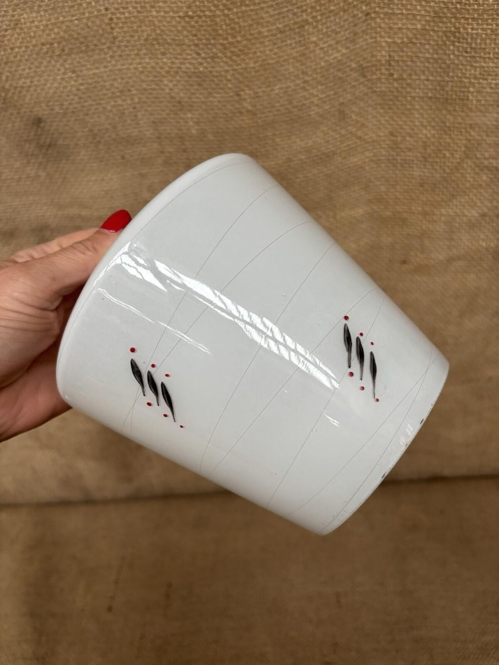 Vintage Milk Glass 50’s Light Shade - Retro