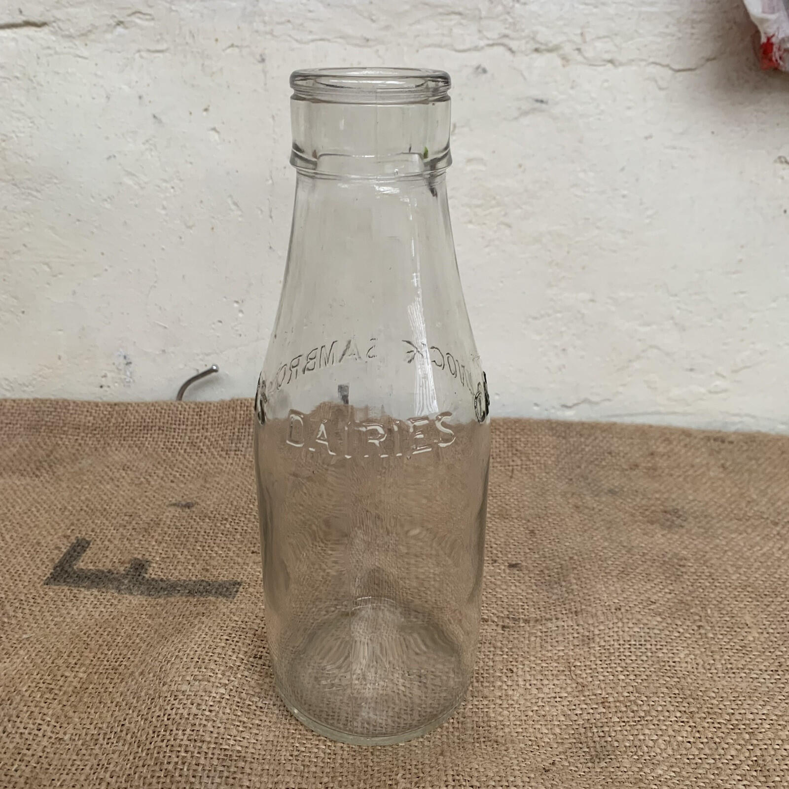 Vintage Milk Bottle: lovely Sambrook’s Dairies Cannock -  Dairy - Kitchenalia