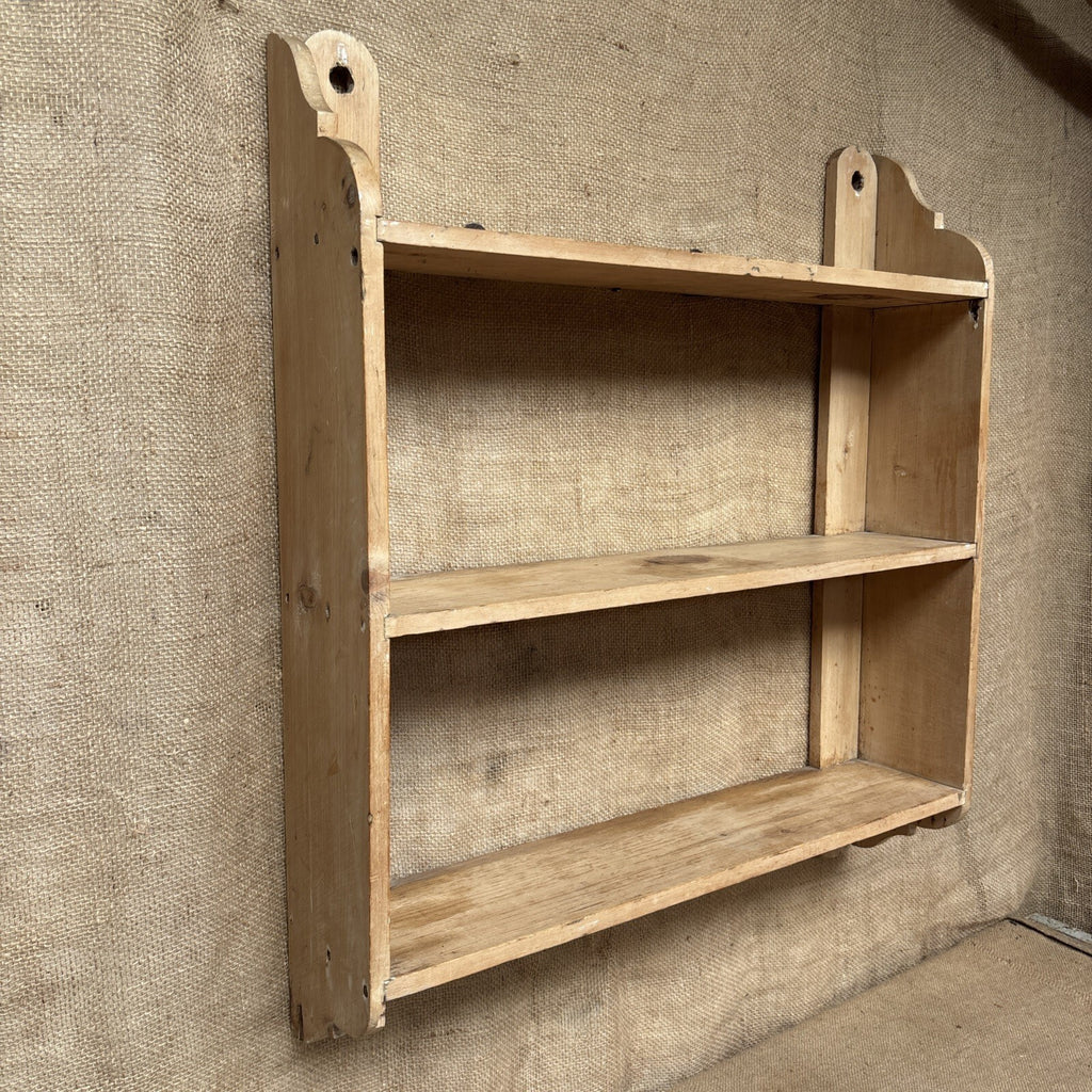 Pine Wall Hanging Shelves 3 Tier Farmhouse - Cottage - Antique- Vintage