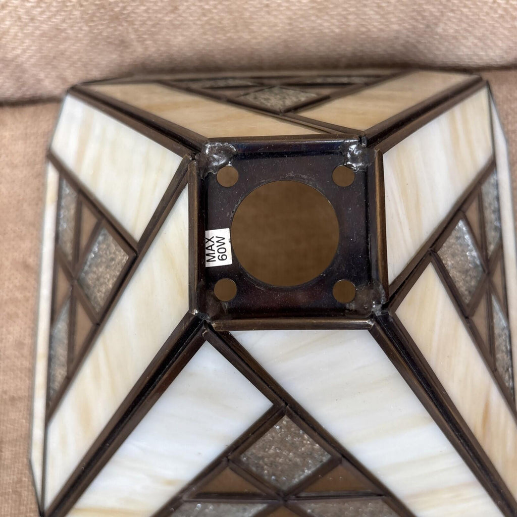 Leaded Glass Lamp Shade / Ceiling Shade