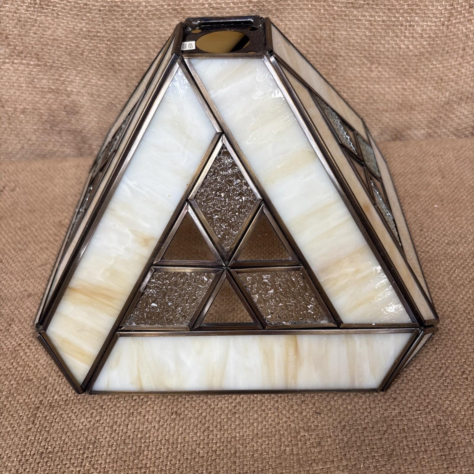 Leaded Glass Lamp Shade / Ceiling Shade