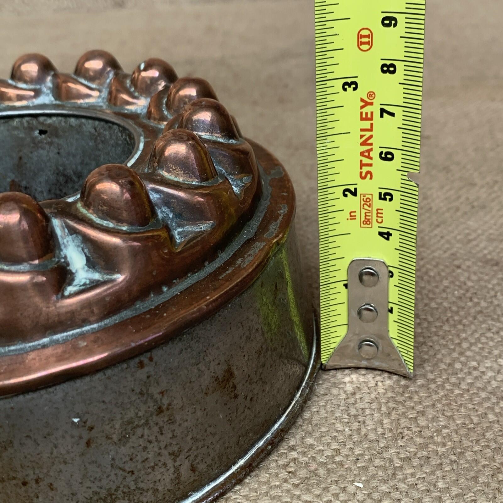 Antique Copper And Tin Jelly Mould - F117 - Kitchenalia - Victorian