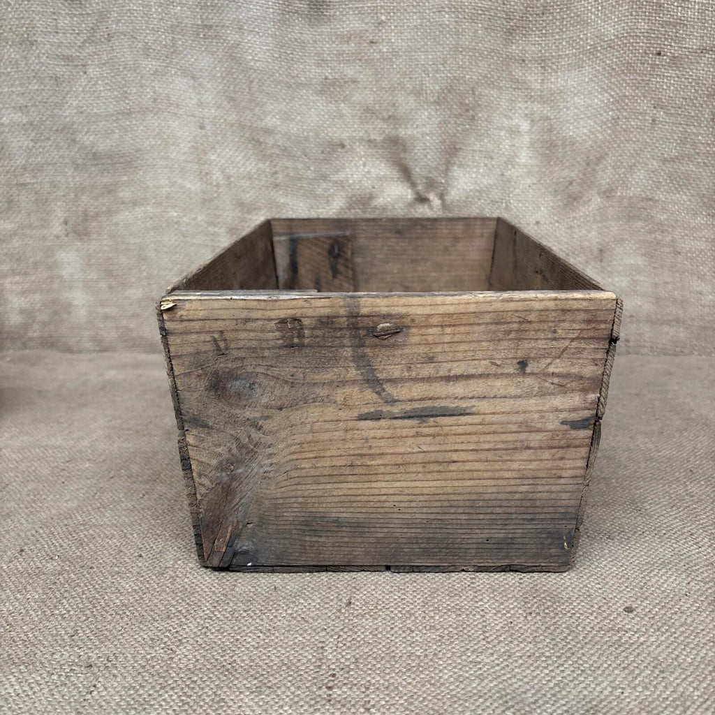 Vintage Wooden Produce Box - Guernsey - Farmhouse - Cottage - Garden - Rustic