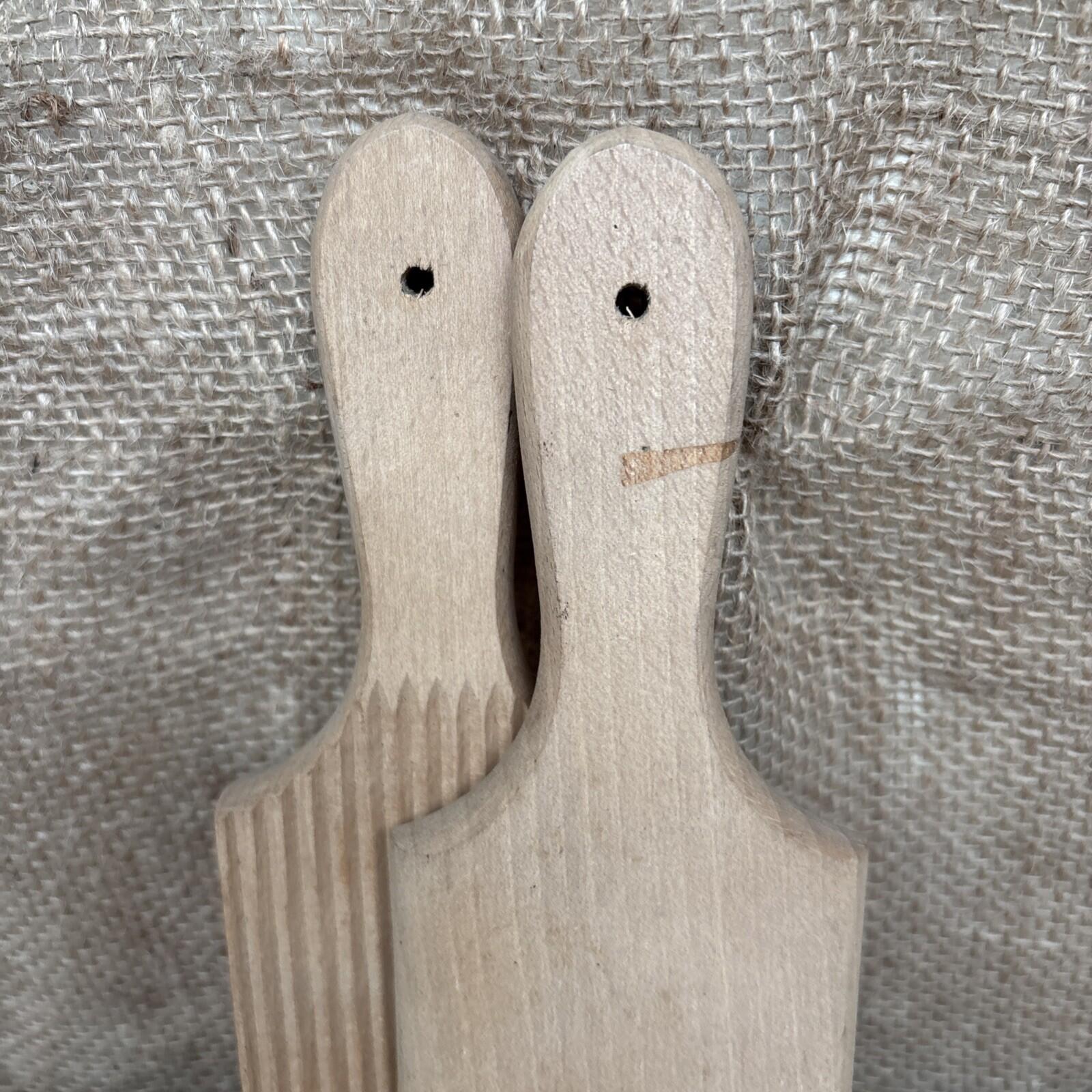 Vintage Wooden Butter Pats / Paddles / English Kitchenalia / Large / Farmhouse 2