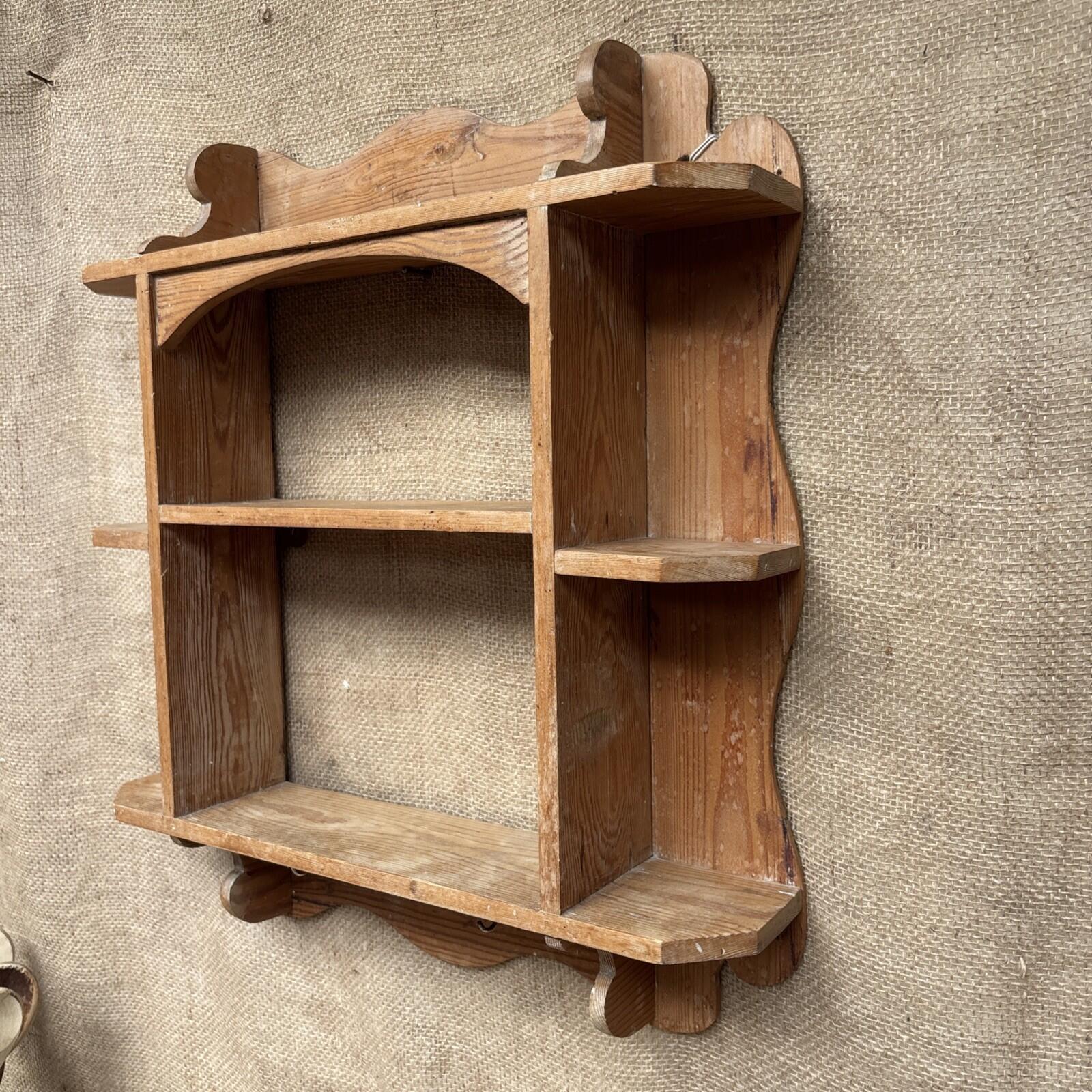 Vintage Pine Wall Shelves - Farmhouse - Cottage - Rustic