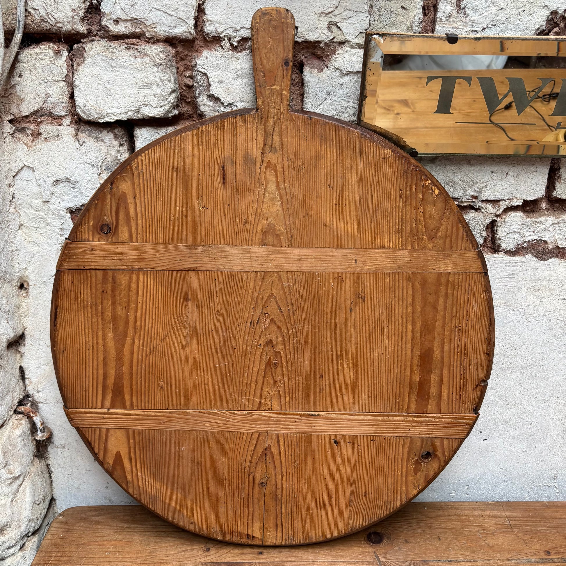 Antique French Board / Bread Board / Chopping Board / Rustic / Kitchenalia