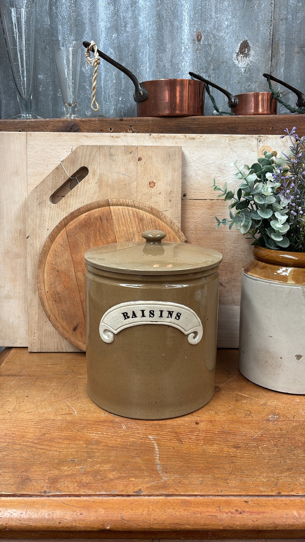 Victorian Raisins Jar