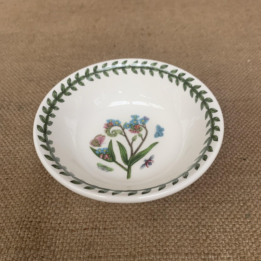 Portmeirion Botanic Garden 13cm Bowl, Forget Me Not Flower & Butterfly