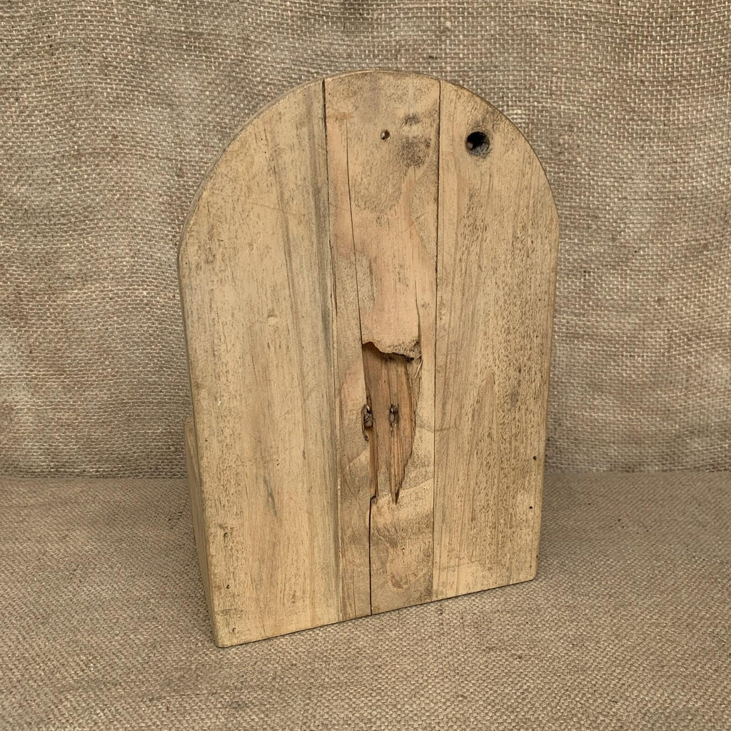 Rustic Wall Box - Worn Waxed Pine - Farmhouse - Cottage