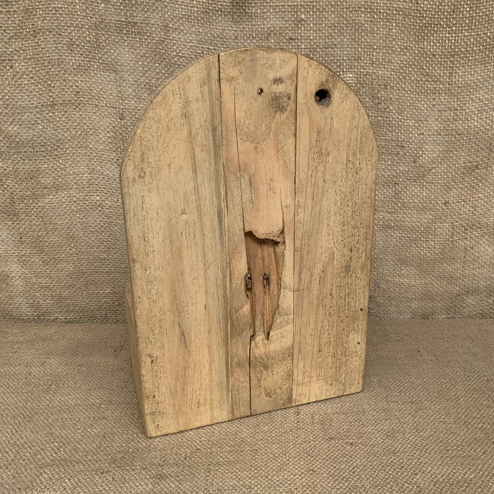 Rustic Wall Box - Worn Waxed Pine - Farmhouse - Cottage