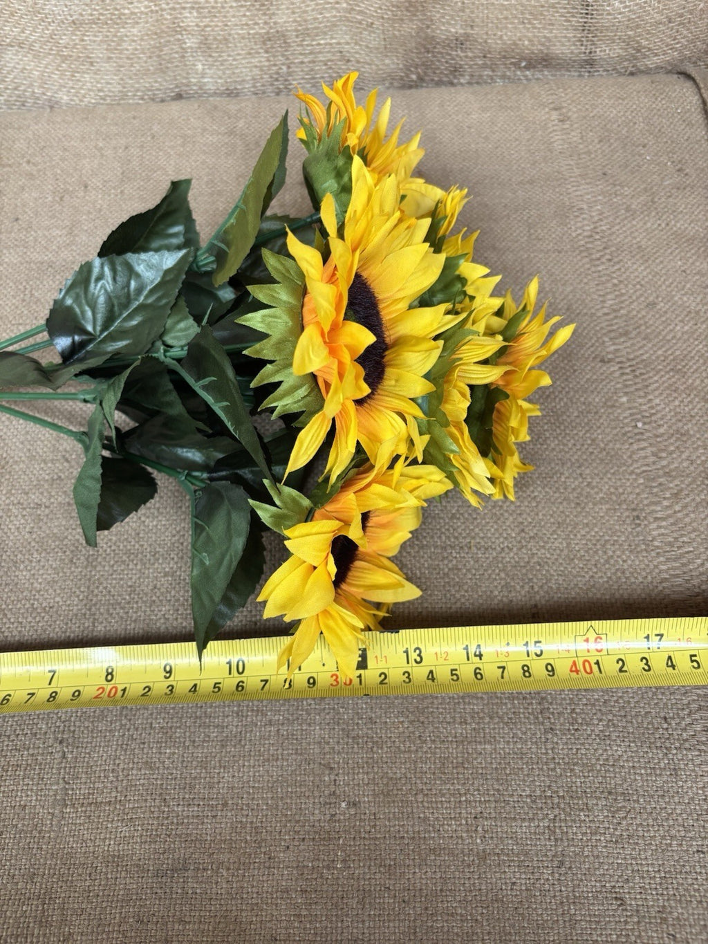 Sunflower 7 Heads Artificial Decor Fake Bouquet Silk Flowers Flower UK SELLER