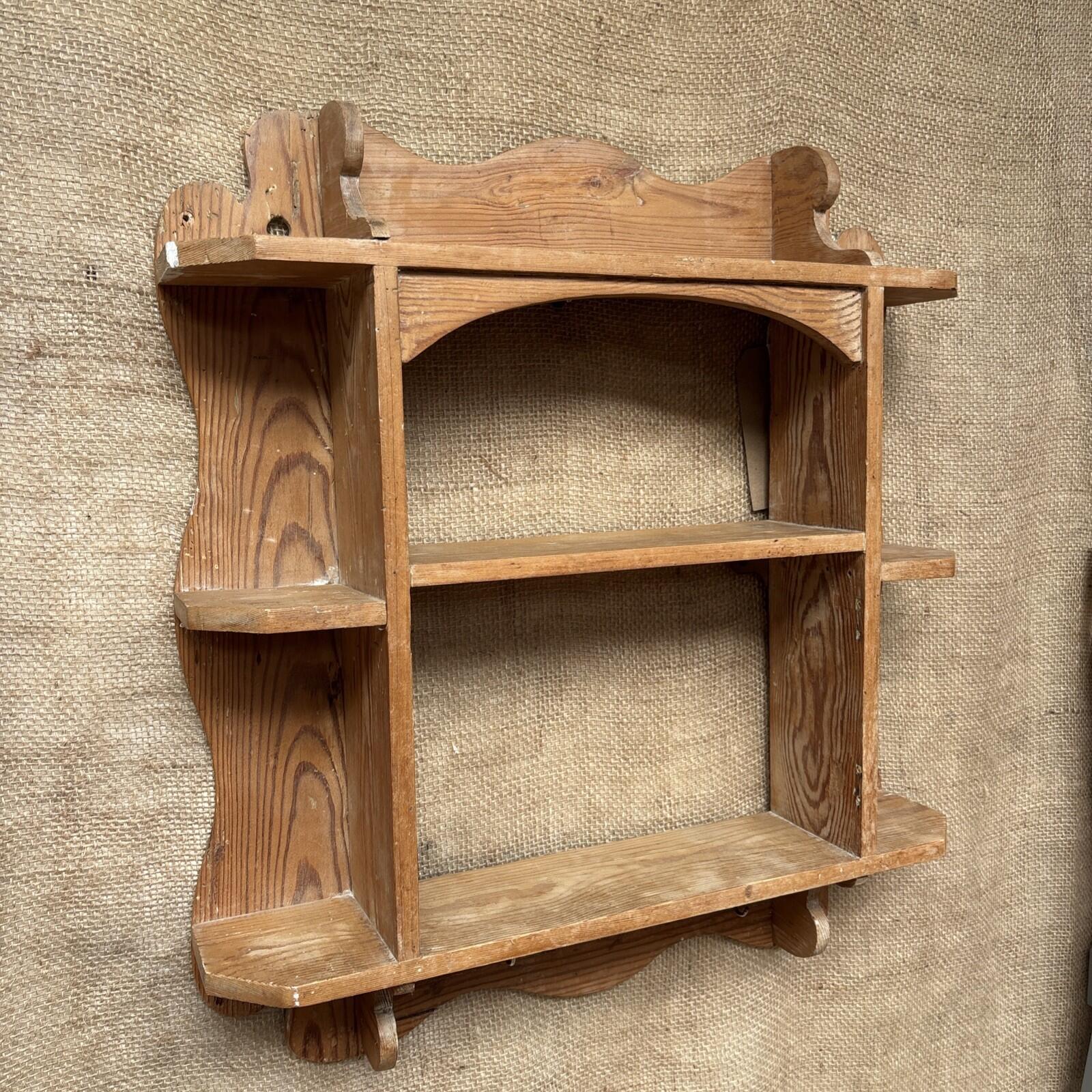 Vintage Pine Wall Shelves - Farmhouse - Cottage - Rustic