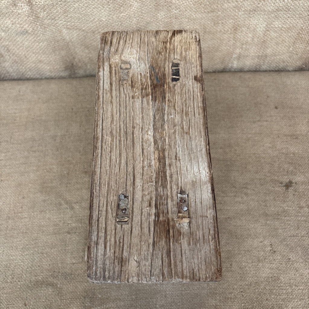 Small Rustic Hand Made Wooden Stool Plant Stand