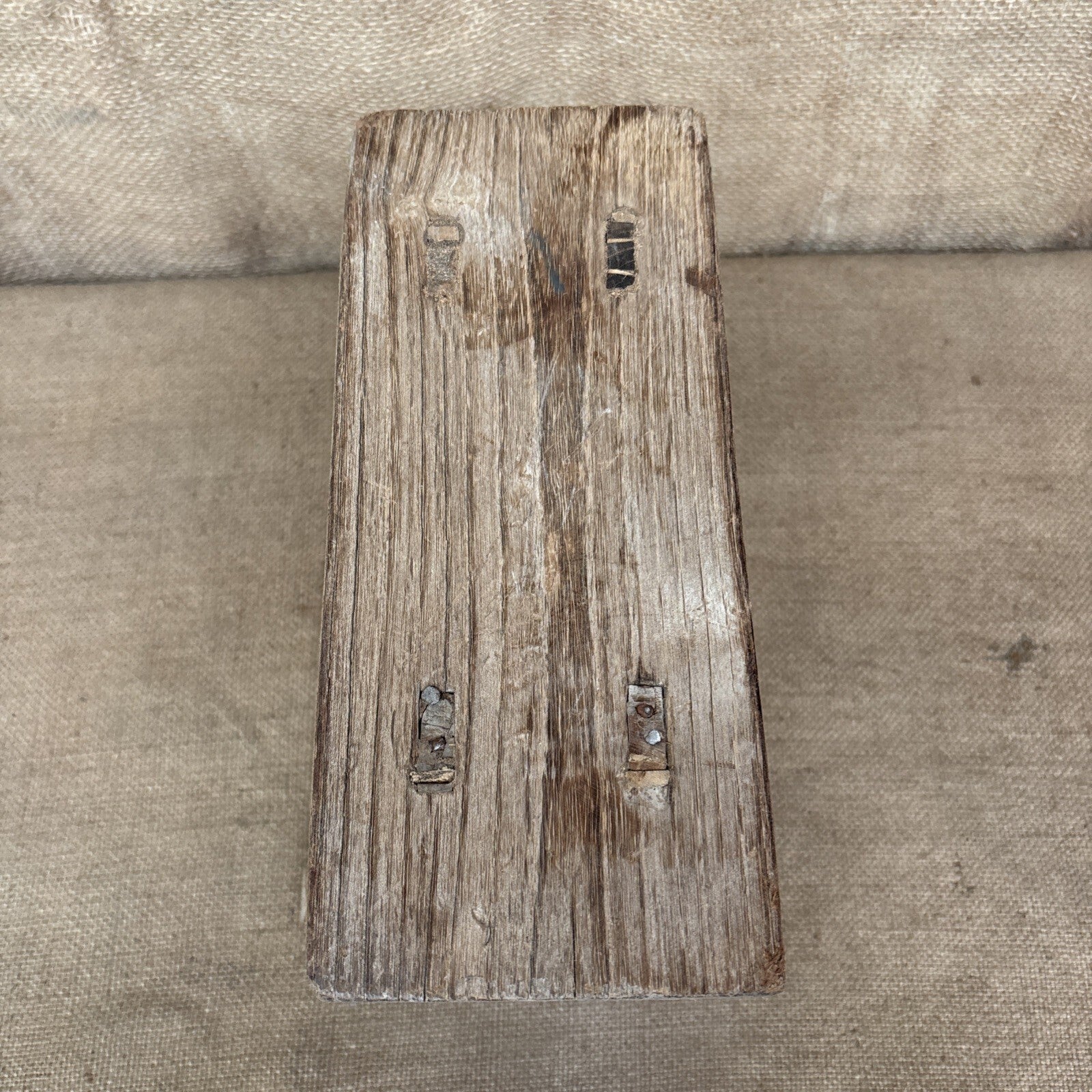 Small Rustic Hand Made Wooden Stool Plant Stand