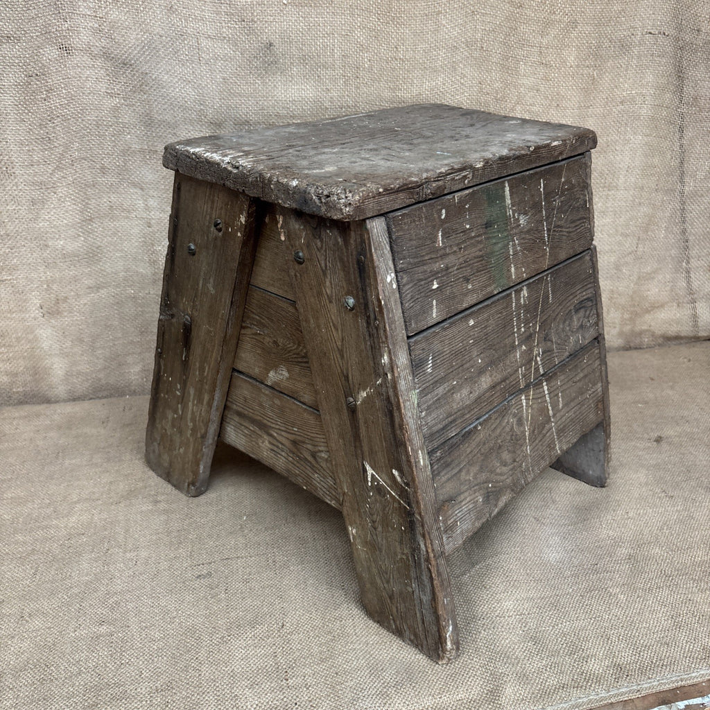 Vintage Wooden Step / Stool