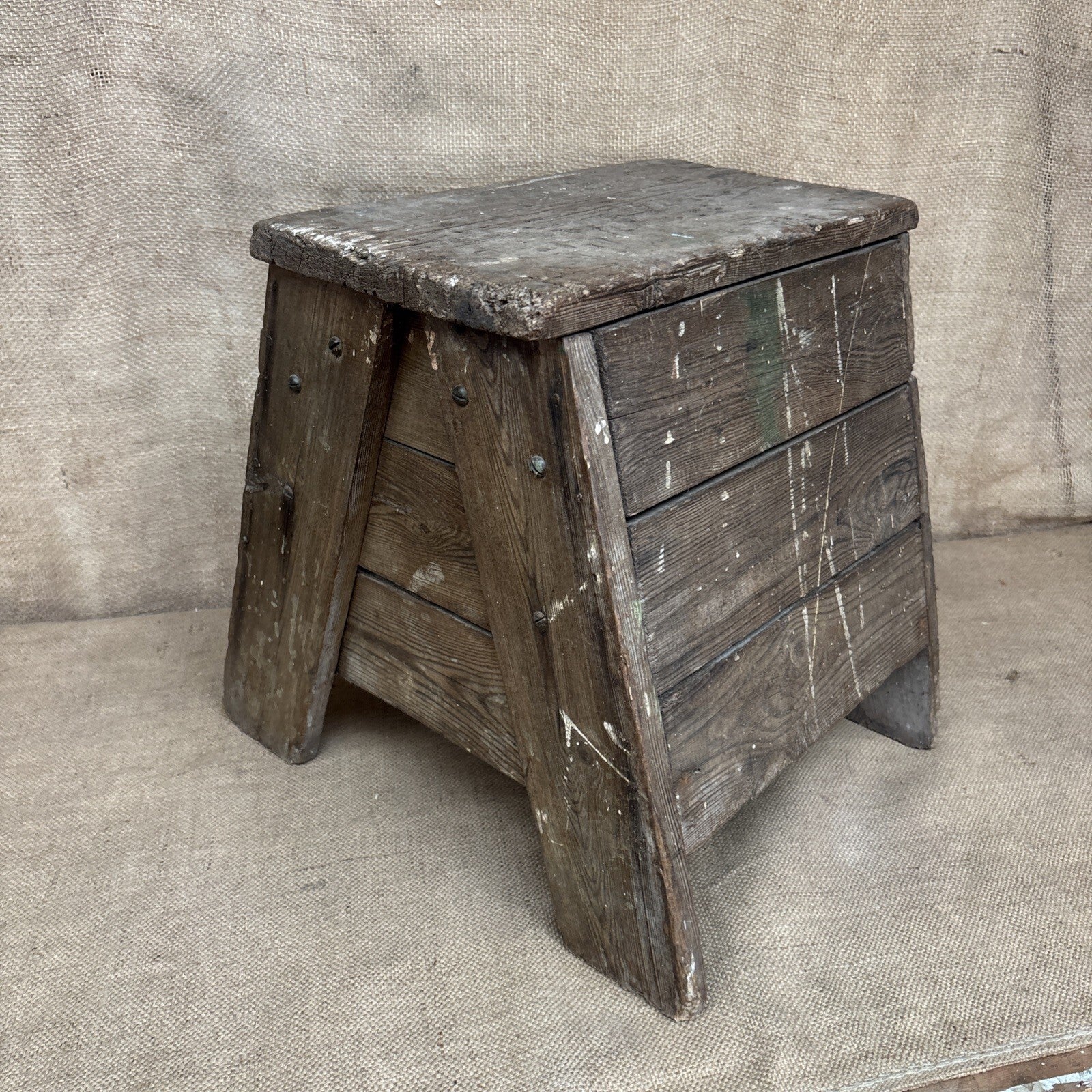 Vintage Wooden Step / Stool
