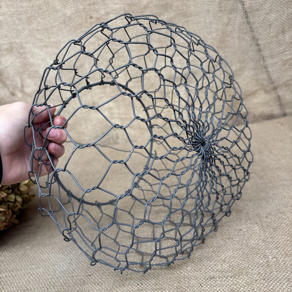 Wire Egg Basket - Large - Chicken Wire - French Style