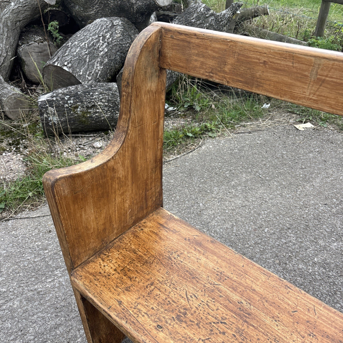 Antique Pine Pew / Bench / Farmhouse / Cottage / Boot Room / 4ft
