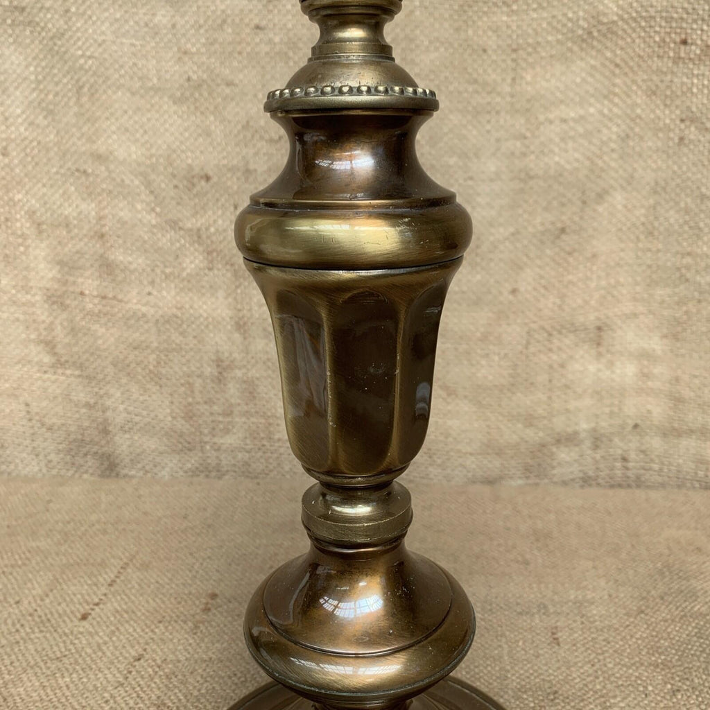 Vintage Table Lamp Bronze Effect Brushed Metal - Cottage - Farmhouse