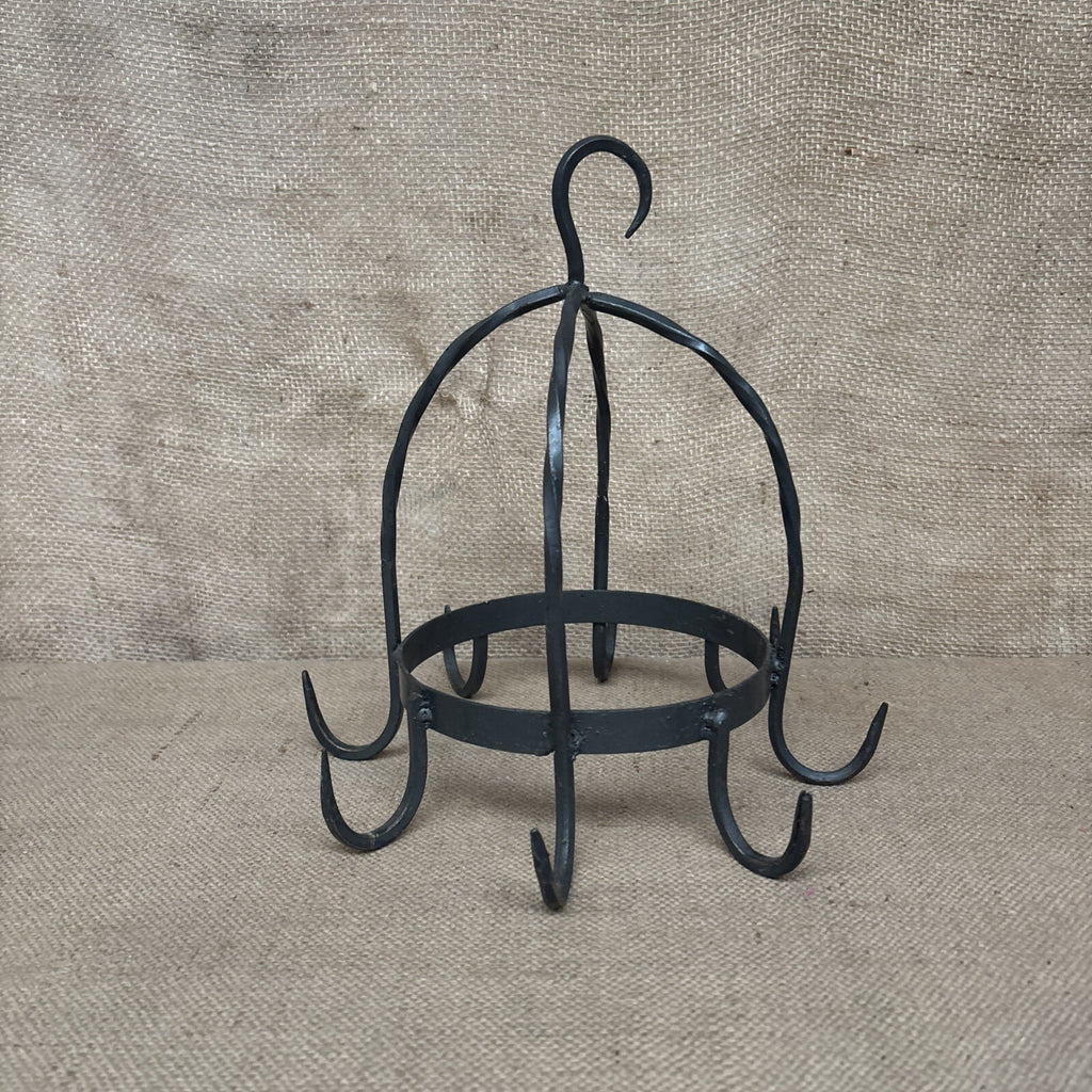Wrought Iron Pan Hanger / Utensil Hanger - Kitchenalia - Farmhouse - Cottage