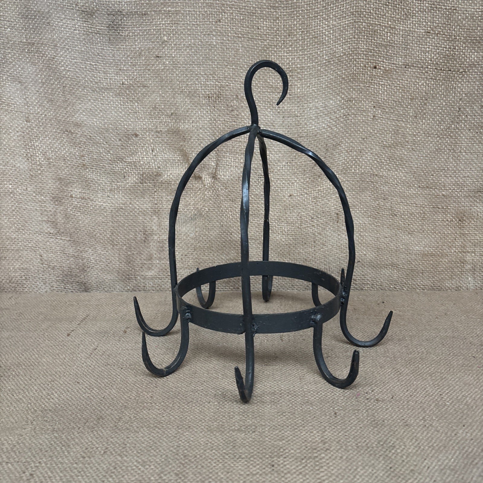 Wrought Iron Pan Hanger / Utensil Hanger - Kitchenalia - Farmhouse - Cottage