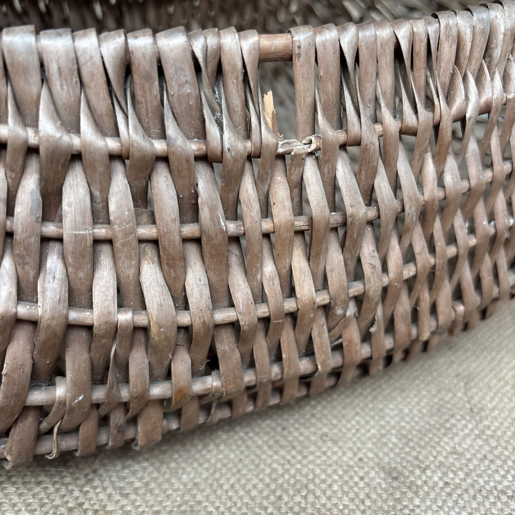 Vintage Wicker Garden Basket / Trug