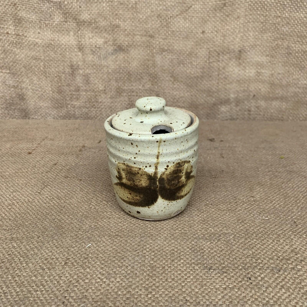 Studio Pottery Honey Pot / Jam Pot - Rustic Home Ware